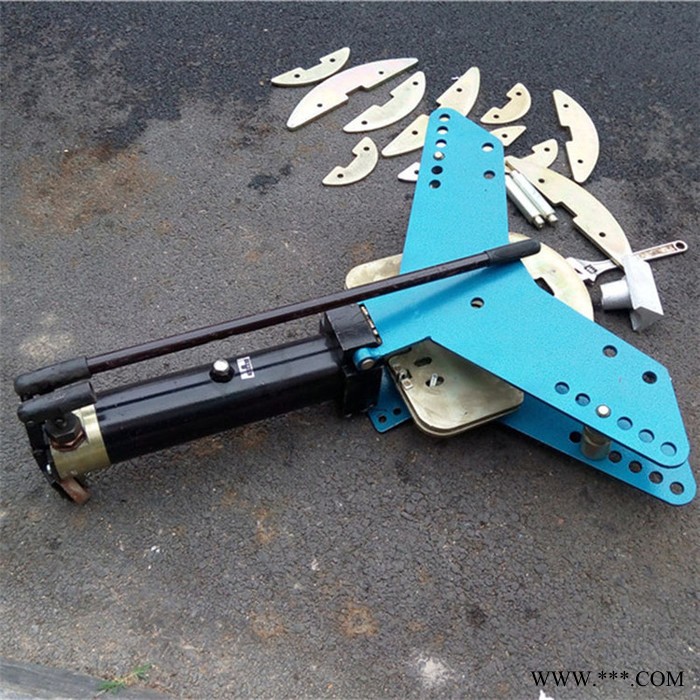 10mm厚铝板手动液压弯排机 10A电动液压弯排机 金属板弯曲机图3