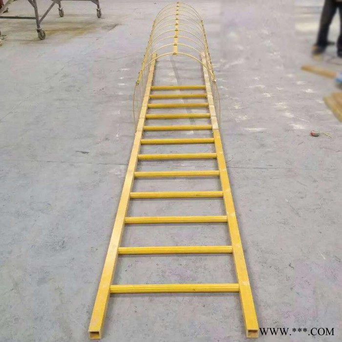 巴中玻璃钢工业爬梯 拉挤型材 玻璃钢护笼爬梯 ** 可定制图2