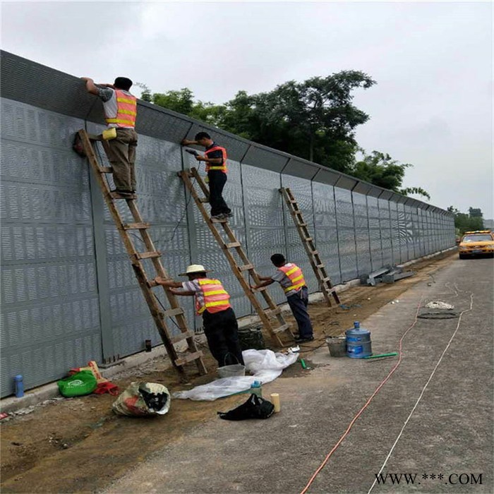 扩展** 高端声屏障 道路交通隔屏 声屏障 东北声屏障 铝板隔音墙 城市道路高架桥声屏障图7