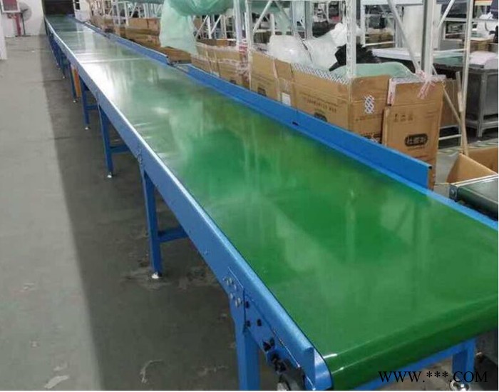 普通型胶带输送机定制 铝型材水平输送机图5