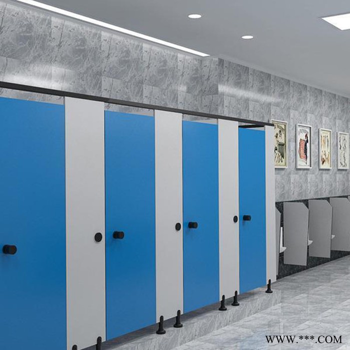 陕西小便挡板厂家直供 上海铝板卫生间隔断批发价格图2