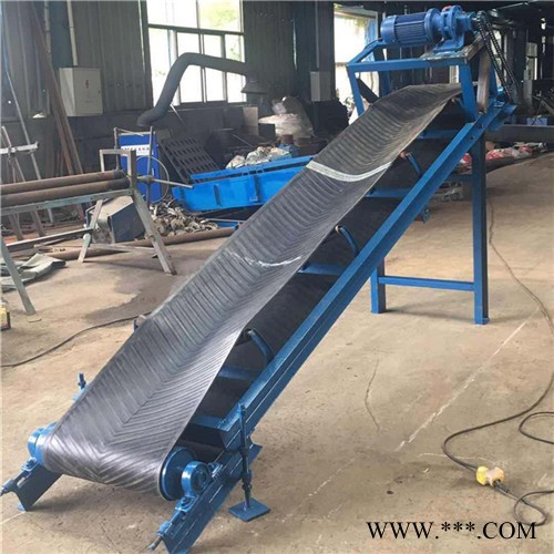 按图纸铝型材皮带输送机 六九重工格挡式带式输送机图6