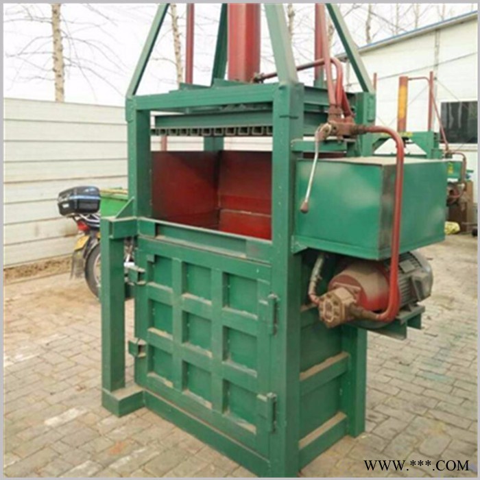 废铁屑铝屑压块机 启航铁丝半自动打包机 铝型材下脚料打块机厂家图3