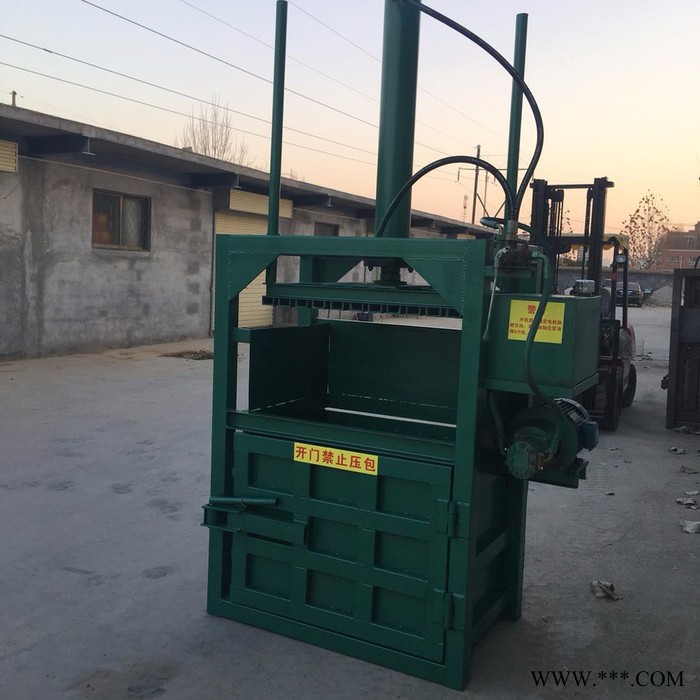 废铁屑铝屑压块机 启航铁丝半自动打包机 铝型材下脚料打块机厂家图8