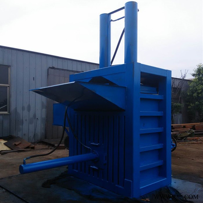 睿迪牌铝型材大吨位液压打包机 立式废纸压块机100吨双缸机图2