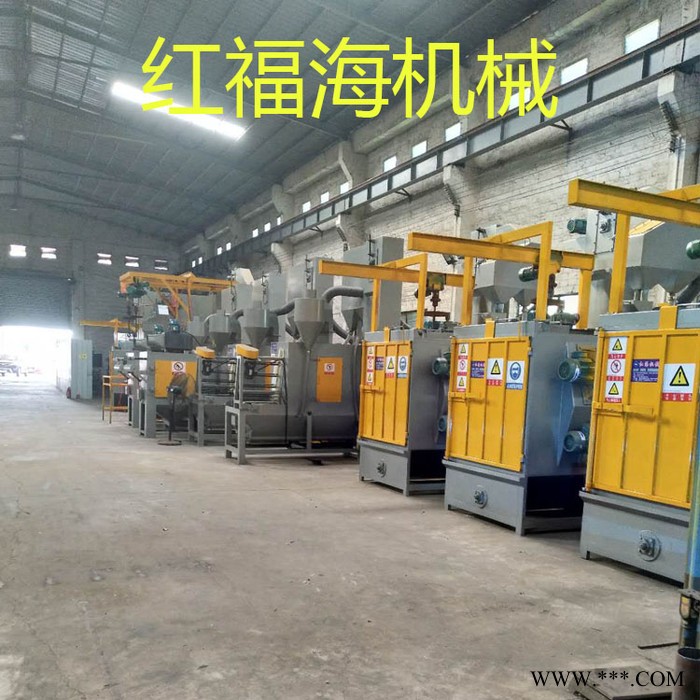 通过式抛丸机模具纹理处理喷砂机佛山高效率喷沙机铝型材处理打沙机厂图3