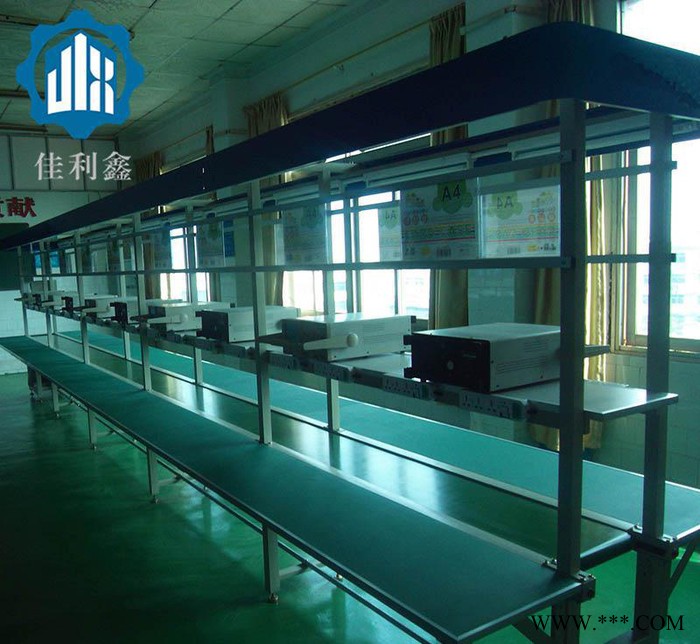 佳利鑫 生产线  不锈钢防静生产线 电自动化环形铝型材组装皮带线图2