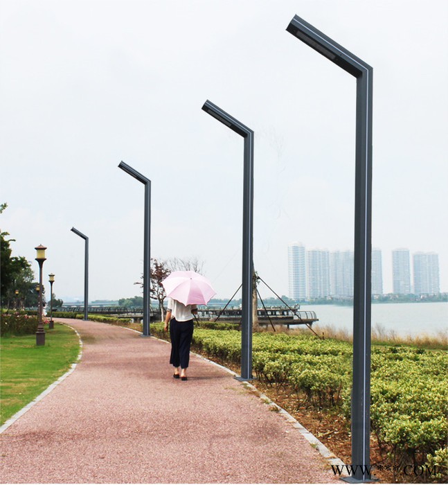 AE小区庭院灯铝型材led路灯户外防水景观广场别墅7字灯定制厂家 LED庭院灯图4