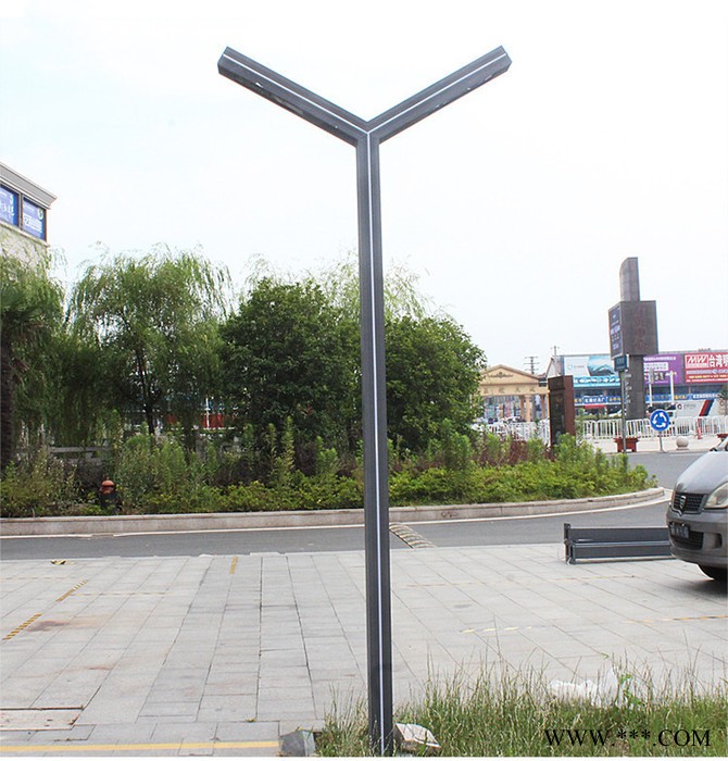 AE小区庭院灯铝型材led路灯户外防水景观广场别墅7字灯定制厂家 LED庭院灯图2