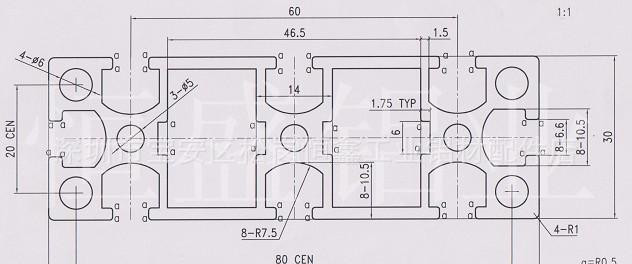 3090工业铝型材.批发流水线铝型材图2