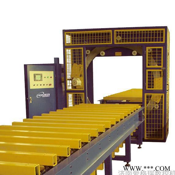 铝型材缠绕包装机  ES60水平缠绕机  济南爱格瑞ES600 裹包机械   缠绕膜包装机 水平机   水平包装机图2