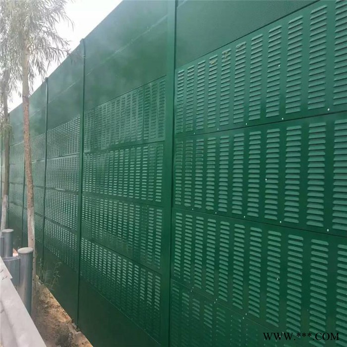 百瑞 量大从优 高速公路金属百叶孔声屏障 景观台隔音屏障墙铝板吸音图6