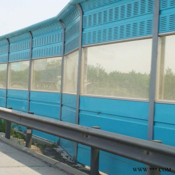 百瑞 量大从优 高速公路金属百叶孔声屏障 景观台隔音屏障墙铝板吸音图5