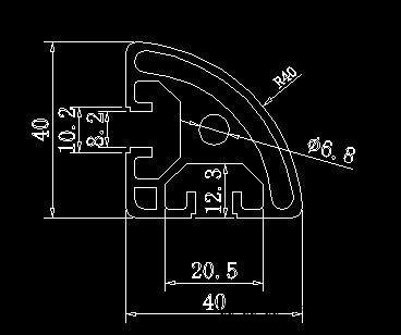 工业铝型材ZS-8-4040R图3