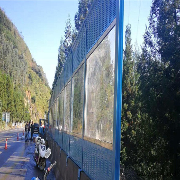厂家供应  城市高架桥声屏障 铝板声屏障 室外声屏障图8