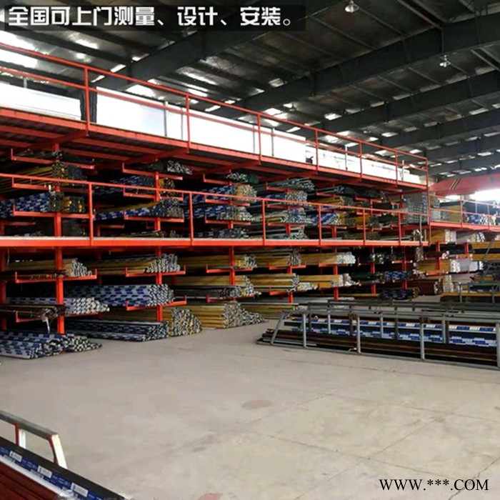 倍库仓储 铝材货架 仓库库房二层阁楼悬臂存放货架 门窗企业专用铝型材料储存货架子图4