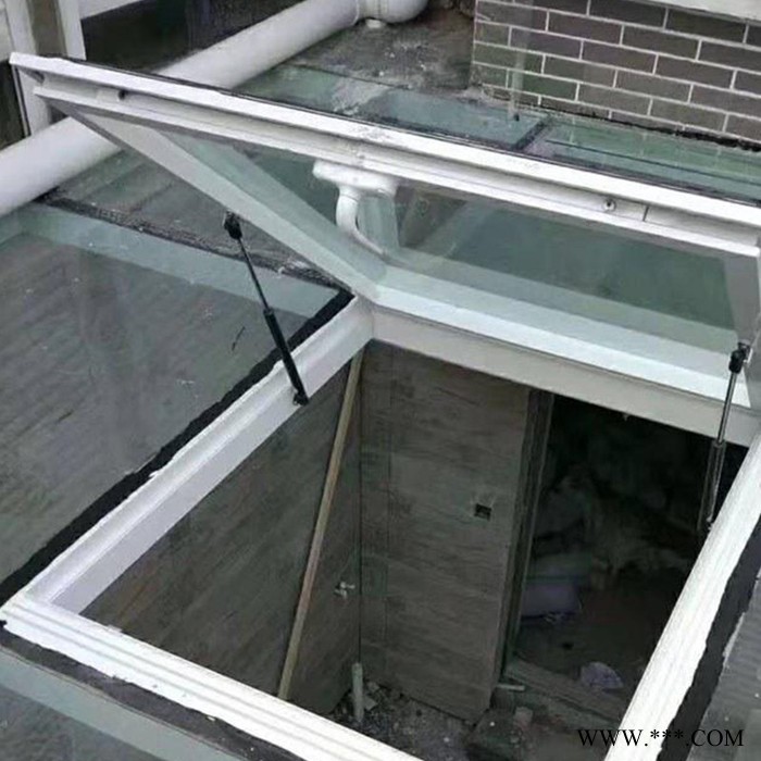 铝合金焊接天窗钢结构阳光房屋顶采光通风铝型材焊接电动排烟窗杭州厂图5