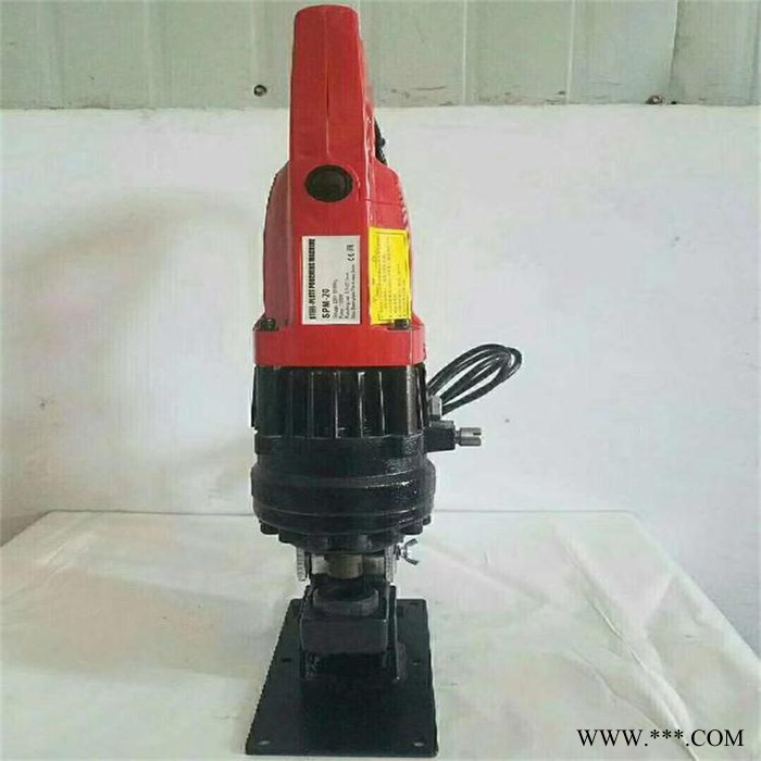 小型单人手提打孔机电动手持快速冲孔机钢板铝板冲孔机价格图3