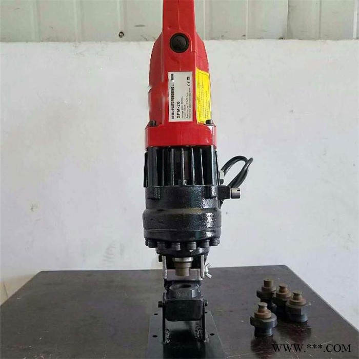 小型单人手提打孔机电动手持快速冲孔机钢板铝板冲孔机价格图5