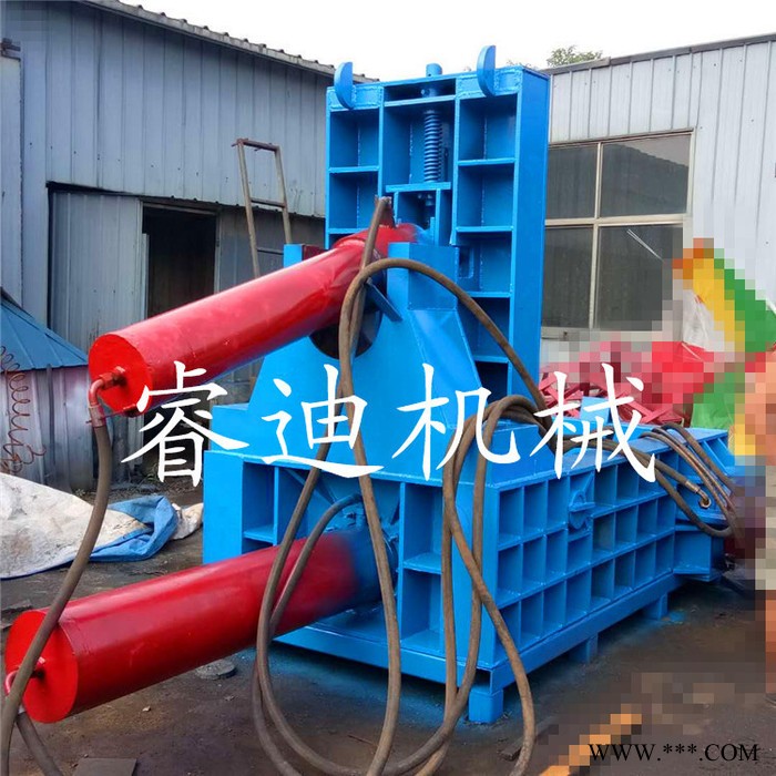 睿迪牌金属压块机 卧式160铝型材液压打包机 金属切削挤压机图8