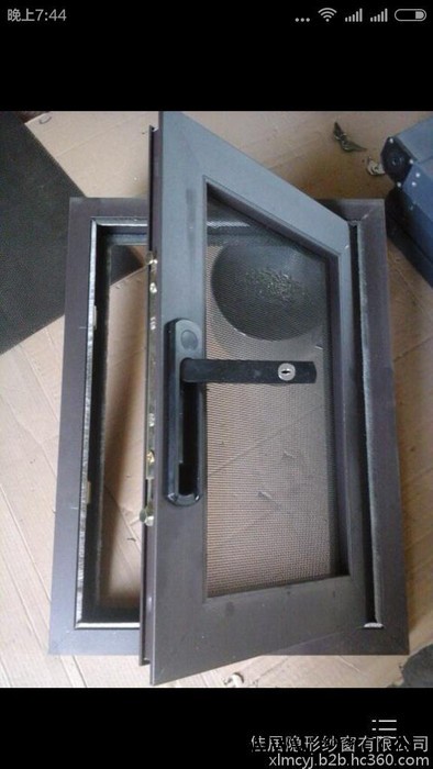 河北廊坊【佳居】低价供应1号平开金刚网型隐形纱窗,铝型材,欢迎来电洽谈图2