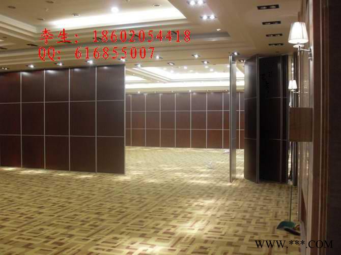 订做移动隔断 酒店宴会厅餐馆包厢卧室铝型材隔音墙屏风厂家批发图3