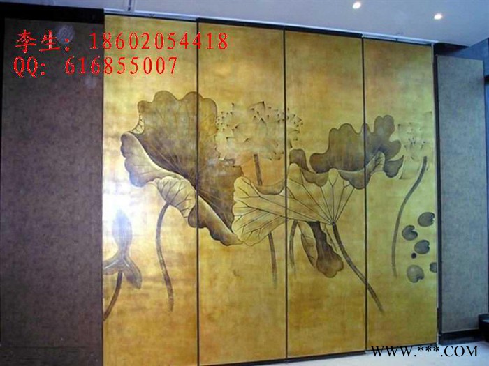 订做移动隔断 酒店宴会厅餐馆包厢卧室铝型材隔音墙屏风厂家批发图4