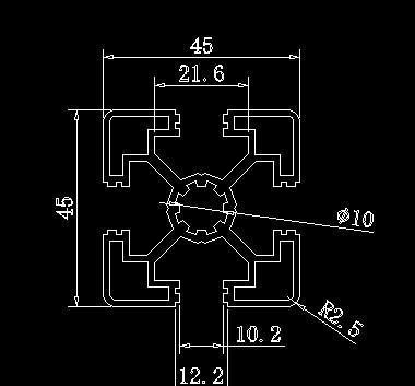 工业铝型材45*45SL图2