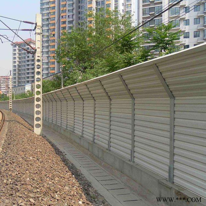 可定制  珠海 高速声屏障 铁路隔音屏障 高速公路隔音障板  铝板隔音墙图3