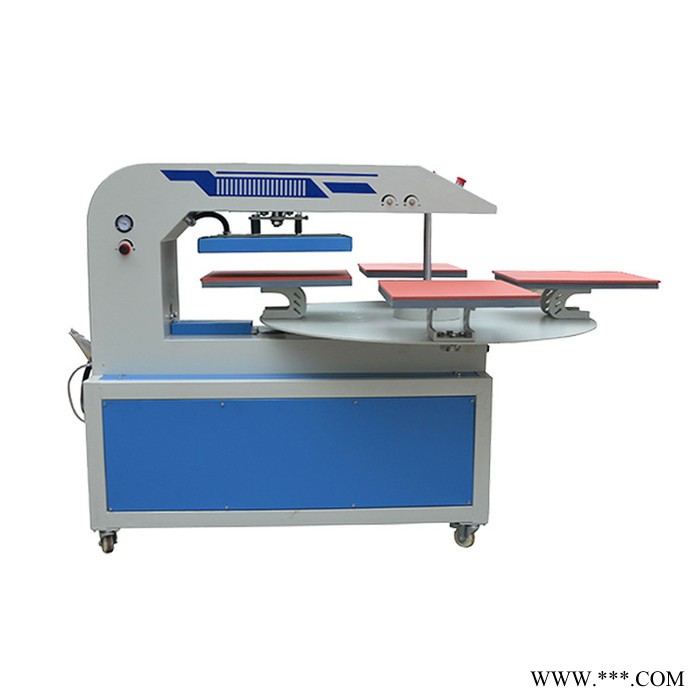 **热升华烫画印像亚克力铝板四工位旋转热压机转速可调高速印花设备图3