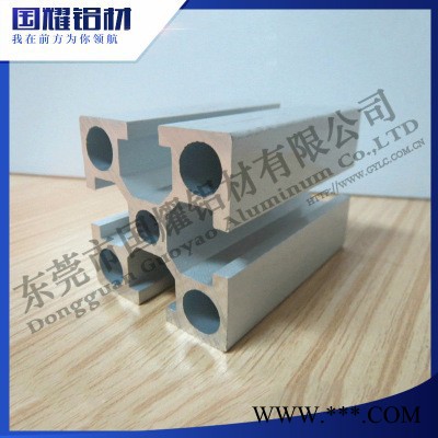 国耀铝型材厂家生产GY-4040标准工业铝型材自动化流水线铝型材图2