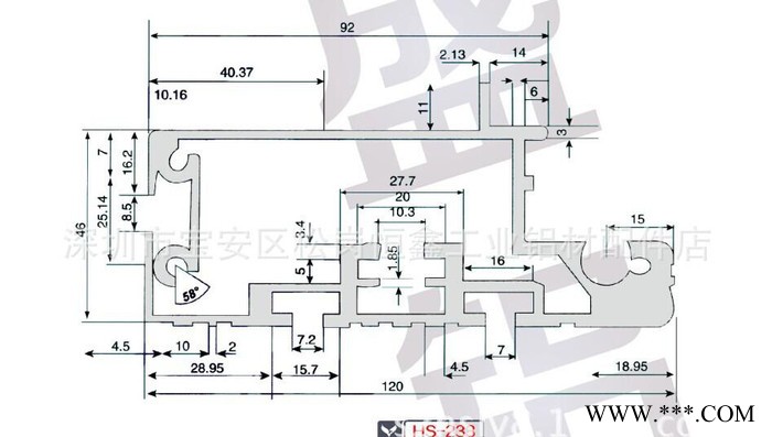 上料机铝型材.自动化铝型材图1