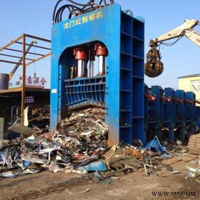 睿迪废旧铝板铜板剪切机设备 小型钢铁板下脚料龙门剪图3