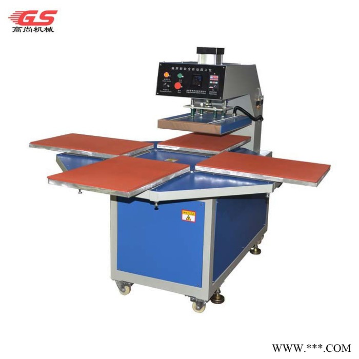 **热升华烫画印像亚克力铝板四工位旋转热压机转速可调高速印花设备图3