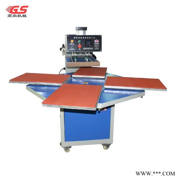 **热升华烫画印像亚克力铝板四工位旋转热压机转速可调高速印花设备图4