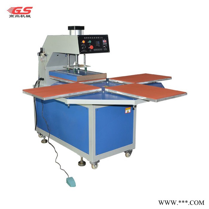 **热升华烫画印像亚克力铝板四工位旋转热压机转速可调高速印花设备图2