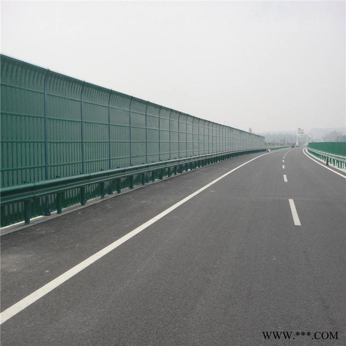 厂家定做  潍坊 工业厂区声屏障 铁路隔音屏 铝板隔音墙  声屏障厂家图2