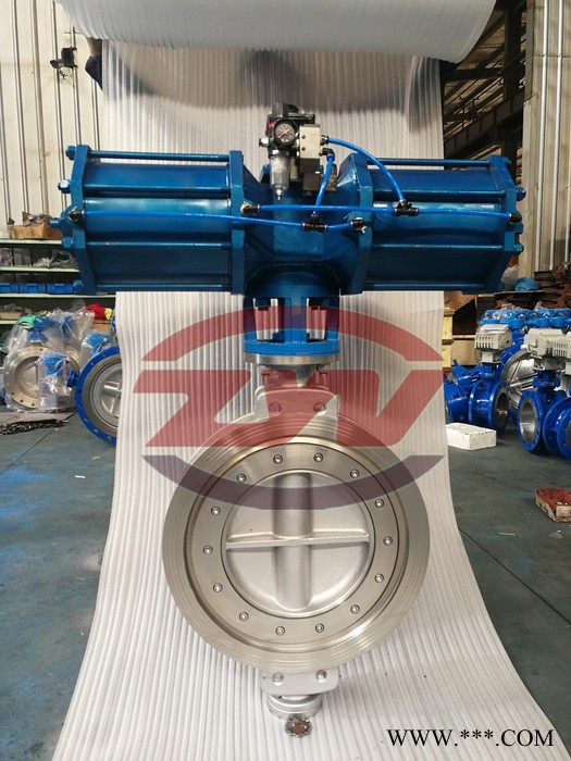 铝体蝶阀V2FS-1L双法兰气动粉体蝶阀 烤漆体铝板水泥罐车粉尘蝶阀图2