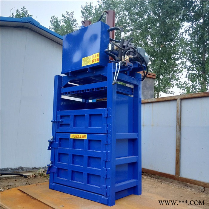 亨顺 半自动废纸箱打捆机 铝板压块机 废品薄膜液压打包机图6