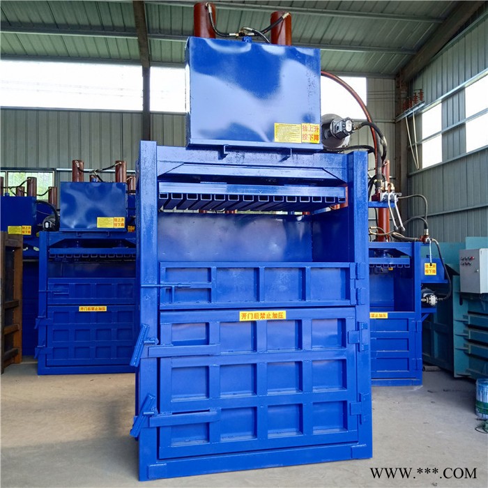 亨顺 半自动废纸箱打捆机 铝板压块机 废品薄膜液压打包机图3