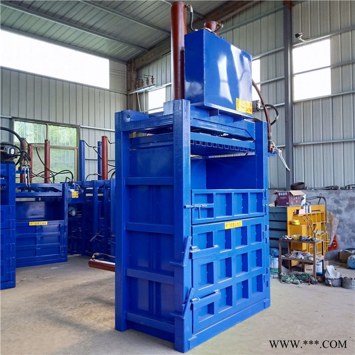 亨顺 半自动废纸箱打捆机 铝板压块机 废品薄膜液压打包机图7