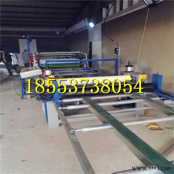 全自动卷材贴纸机高分子膜铝板贴面机热压不起皱贴纸机**图6