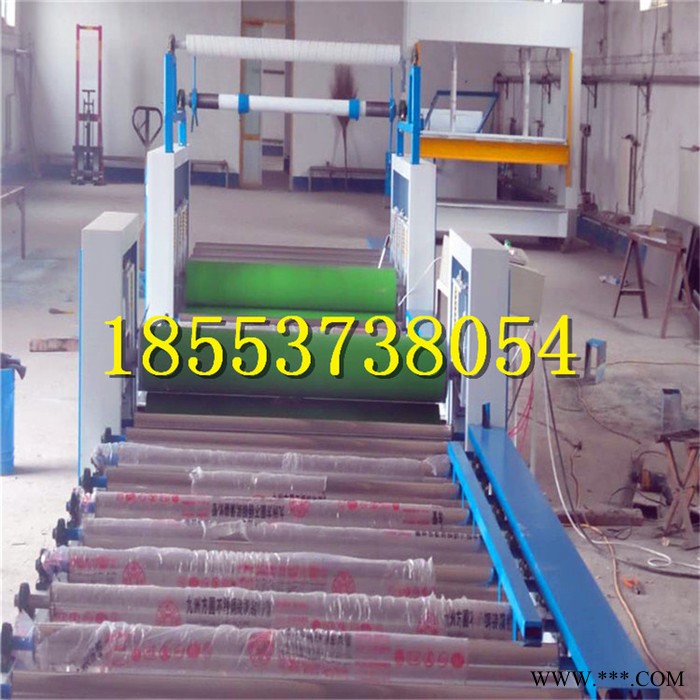 全自动卷材贴纸机高分子膜铝板贴面机热压不起皱贴纸机**图7