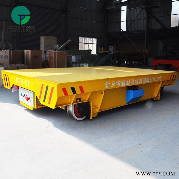 新利德KPDZ重型低压轨道车横移车铝板铁杆双向移动拖运车电池平移车图3