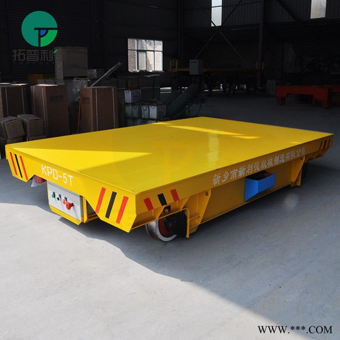 新利德KPDZ重型低压轨道车横移车铝板铁杆双向移动拖运车电池平移车图4
