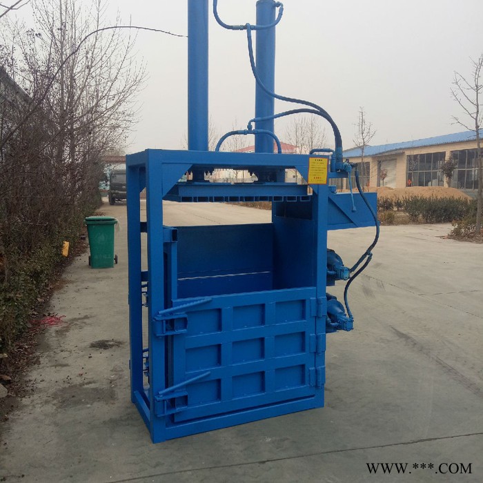 铝板液压打块机 废广告纸挤包机 科博20L小油漆桶压扁机图8