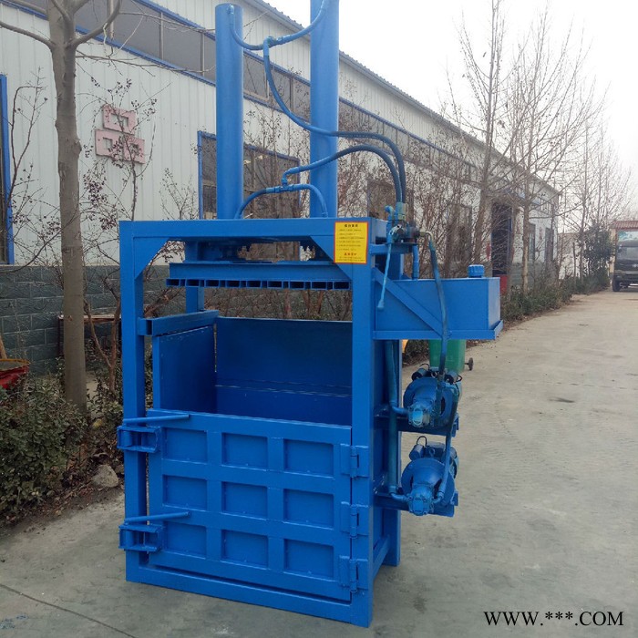 铝板液压打块机 废广告纸挤包机 科博20L小油漆桶压扁机图4