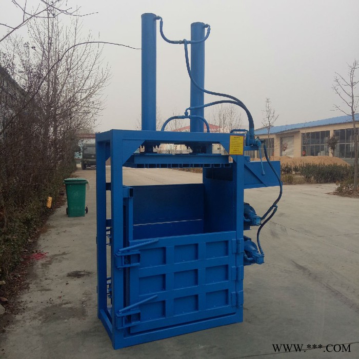 铝板液压打块机 废广告纸挤包机 科博20L小油漆桶压扁机图7