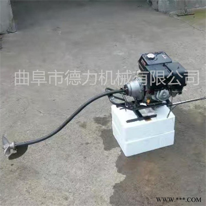 风冷汽油挂桨机 玻璃钢铝板船用螺旋桨 大功率4冲程柴油推进器图2