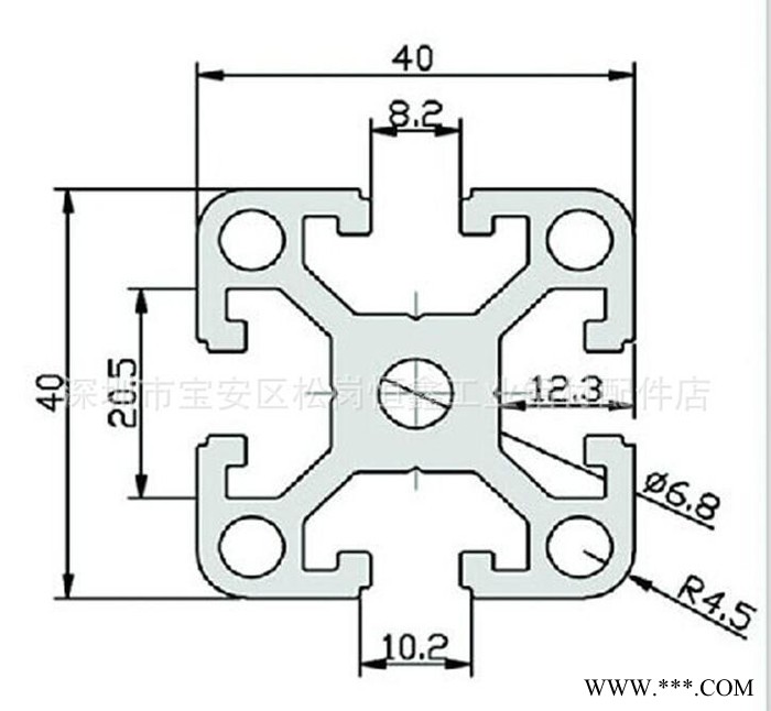 深圳市恒盛流水线铝型材.上海工业铝型材图1